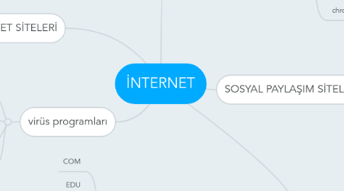 Mind Map: İNTERNET