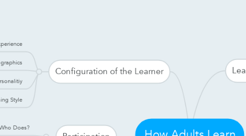 Mind Map: How Adults Learn