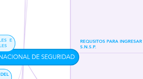 Mind Map: SISTEMA NACIONAL DE SEGURIDAD