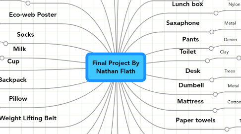 Mind Map: Final Project By Nathan Flath