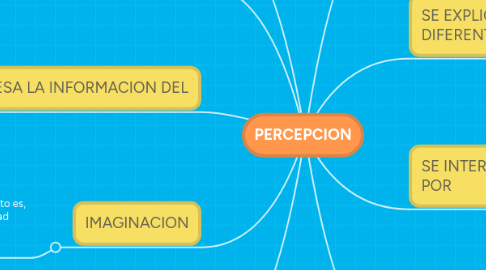 Mind Map: PERCEPCION