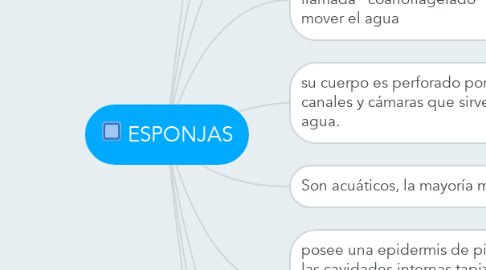 Mind Map: ESPONJAS