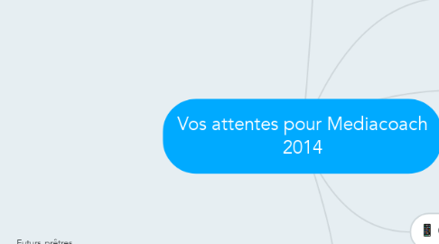 Mind Map: Vos attentes pour Mediacoach 2014