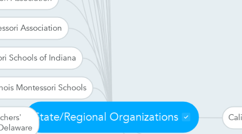 Mind Map: State/Regional Organizations