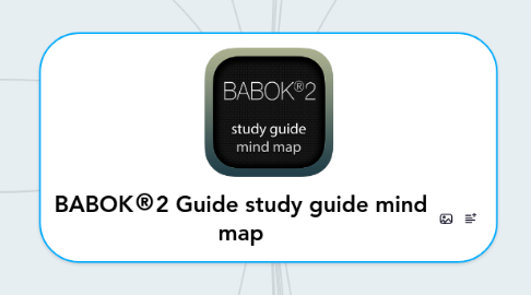 Mind Map: BABOK®2 Guide study guide mind map