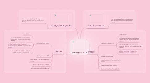 Mind Map: Owning a Car