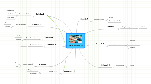 Mind Map: Drug Scheduling