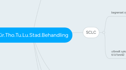 Mind Map: .Kir.Tho.Tu.Lu.Stad.Behandling