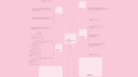 Mind Map: Por que pensamiento critico?