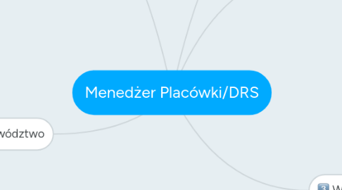 Mind Map: Menedżer Placówki/DRS