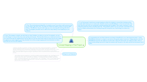 Mind Map: Concept Mapping in Final Project