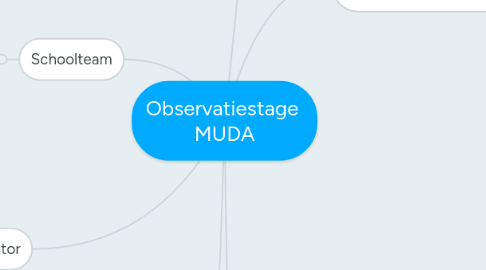 Mind Map: Observatiestage MUDA