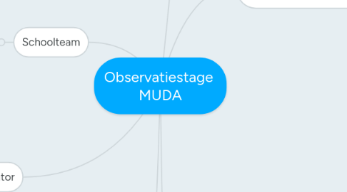 Mind Map: Observatiestage  MUDA