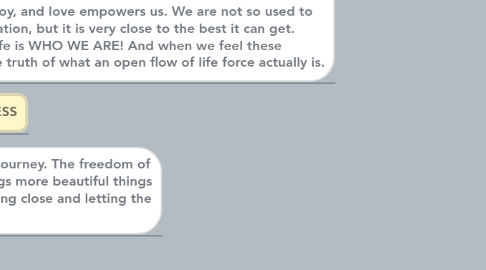Mind Map: UNDERSTANDING HOW WHAT WE FEEL IS TELLING US (Please move from the left branch of this chart to the center and then to the right branch)