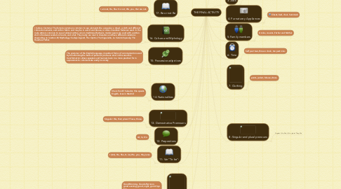 Mind Map: THE FINAL ACTIVITY