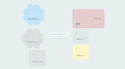 Mind Map: DISCIPLINAS DEPORTIVAS