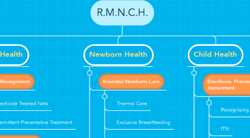 Mind Map: R.M.N.C.H.