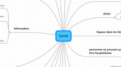 Mind Map: Santé