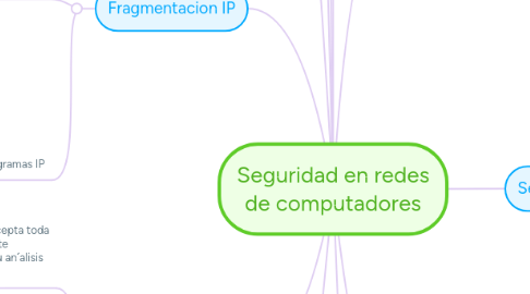 Mind Map: Seguridad en redes de computadores