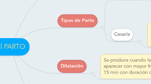 Mind Map: El PARTO