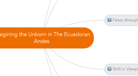 Mind Map: Imagining the Unborn in The Ecuadoran Andes