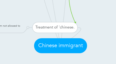 Mind Map: Chinese immigrant