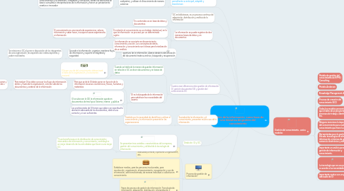 Mind Map: Gestión de la información  como base de una iniciativa de gestión del conocimiento