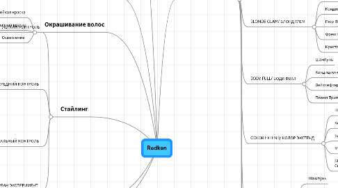 Mind Map: Redken