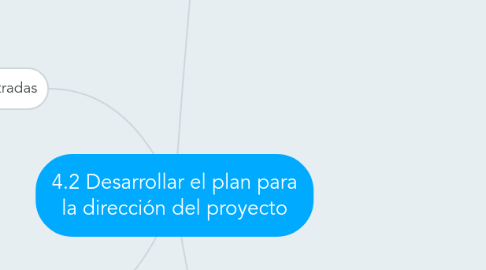 Mind Map: 4.2 Desarrollar el plan para la dirección del proyecto