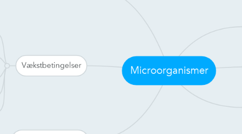 Mind Map: Microorganismer