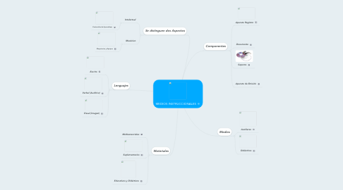 Mind Map: MEDIOS INSTRUCCIONALES