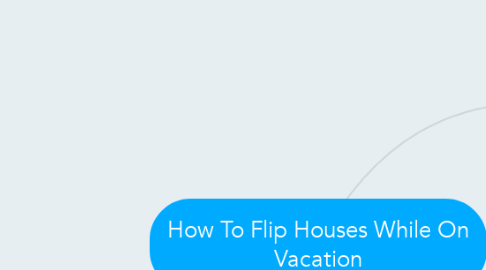 Mind Map: How To Flip Houses While On Vacation
