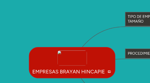 Mind Map: EMPRESAS BRAYAN HINCAPIE