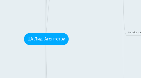 Mind Map: ЦА Лид-Агентства