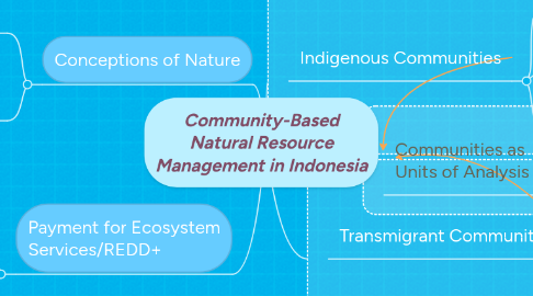 Mind Map: Community-Based Natural Resource Management in Indonesia