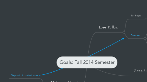Mind Map: Goals: Fall 2014 Semester