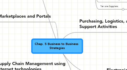 Mind Map: Chap. 5 Business to Business  Strategies