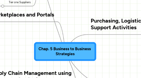 Mind Map: Chap. 5 Business to Business  Strategies