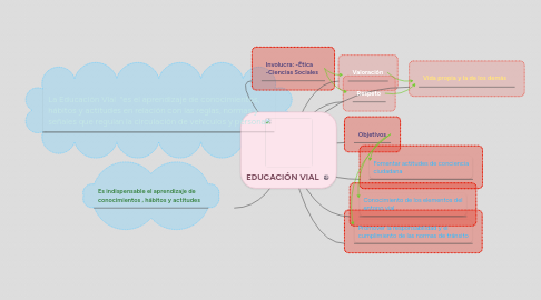 Mind Map: EDUCACIÓN VIAL