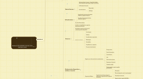 Mind Map: RESOLUCIÓN NÚMERO 2003 DE 2014 (28 MAYO 2014)