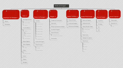 Mind Map: Plantão de Forragem