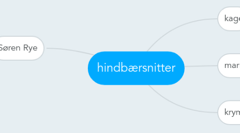 Mind Map: hindbærsnitter