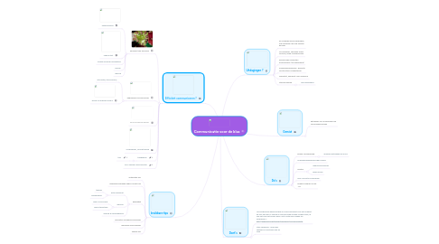 Mind Map: Communicatie voor de klas