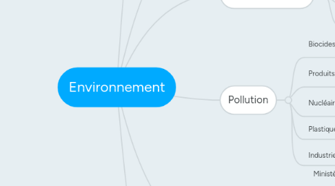 Mind Map: Environnement