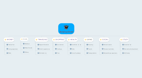 Mind Map: Studying abroad