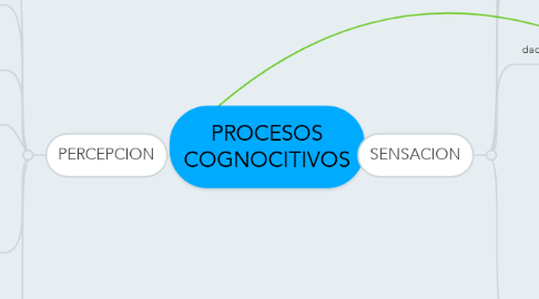 Mind Map: PROCESOS COGNOCITIVOS