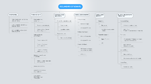 Mind Map: REGLAMENTO ESTUDIANTIL