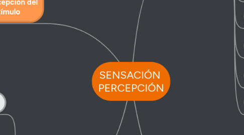 Mind Map: SENSACIÓN PERCEPCIÓN
