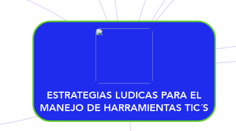 Mind Map: ESTRATEGIAS LUDICAS PARA EL MANEJO DE HARRAMIENTAS TIC´S