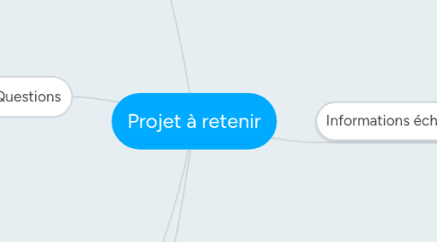 Mind Map: Projet à retenir